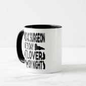 Katze Lover Herzchirurg Tasse (Vorderseite Links)