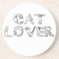 Katze Lover im Cat-Schriftart