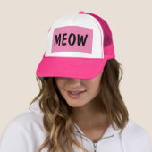 KATZE LOVER MEOW PINK BALL CAPS HATTE TRUCKERKAPPE (Beispiel)