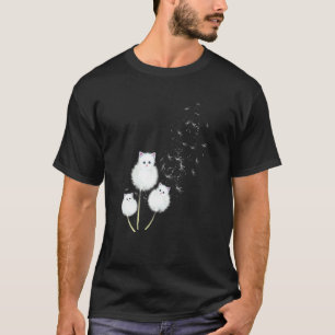 Katze Löwenzahn Blume Sk T-Shirt