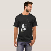 Katze Löwenzahn Blume Sk T-Shirt (Vorne ganz)