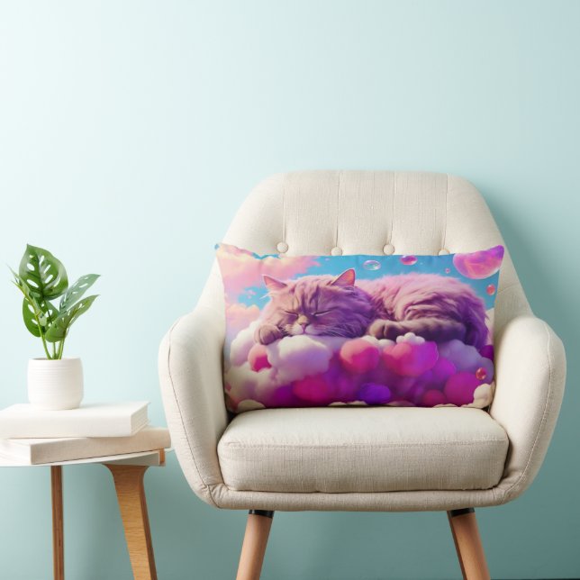Katze Lumbar Kissen für Katzen Liebhaber (Stuhl )