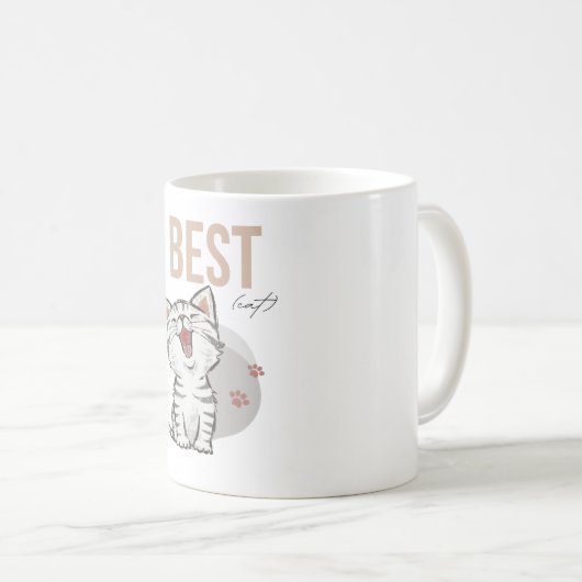 Katze lustig kaffeetasse (VorderseiteRechts)