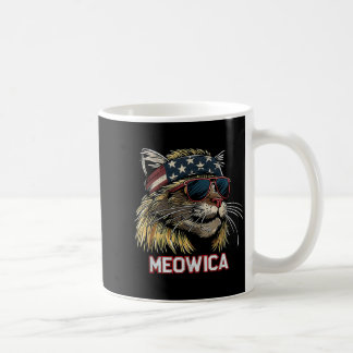 Katze - Lustiger 4. Juli Amerikanische Flagge Mutt Kaffeetasse