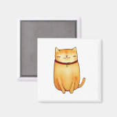 Katze Magnet (Vorderseite/Rückseite)