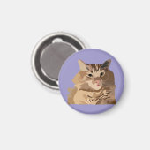 Katze Magnet (Vorderseite/Rückseite)