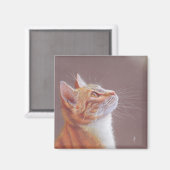Katze Magnet (Vorderseite/Rückseite)