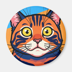 Katze, Makrele, Hauskatze Magnet