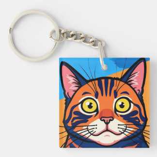 Katze, Makrele, Hauskatze Schlüsselanhänger