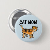 KATZE MAMA ginger KNOPF Button (Vorne & Hinten)