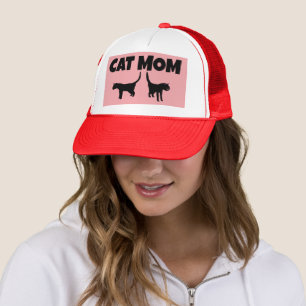 KATZE-MAMA-KABEL ROTE HATTEN TRUCKERKAPPE