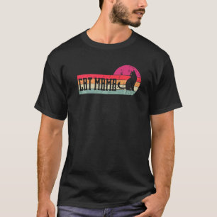 Katze Mama Katze im Vintage-Stil T-Shirt