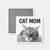 KATZE-MAMA-MAGNETE, TABBY MAGNET (Vorderseite/Rückseite)