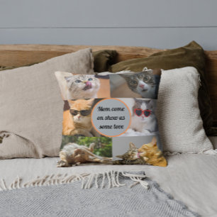 Katze Mama Niedlich Moderne Personalisierte Heimfo Kissen
