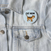KATZE MAMA ORANGE TABBY-SCHALTFLÄCHEN BUTTON (Beispiel)