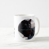 Katze Mama Personalisiertes Foto Kaffeetasse (VorderseiteRechts)