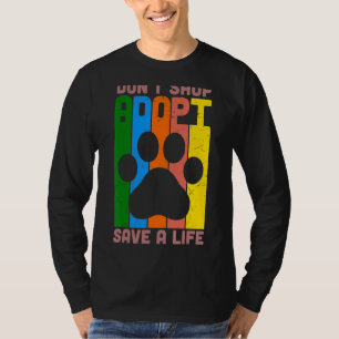 Katze Mama Retcuted Animals Animal Rescue Rett Kat T-Shirt