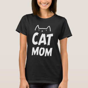 Katze Mama Tier Vintag Muttertag T-Shirt