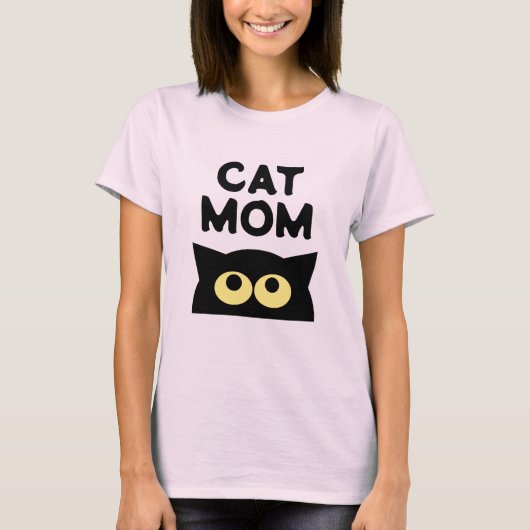 Katze Mama zum Shirt für Frauen (Vorderseite)