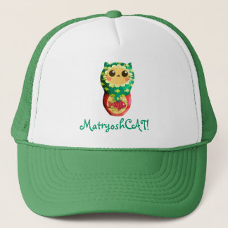 Katze Matryoshka Puppe Truckerkappe