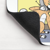 Katze & Maus Geschirr Lustige Cartoon Geschenke & Mousepad (Ecke)