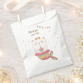 Katze Meerjungfrau Gefallen Beutel zum Geburtstag Geschenktütchen (Ausgeschnitten)