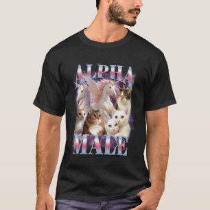 Katze Meme Einhorn Katzenliebhaber Humor Lustig Sa T-Shirt