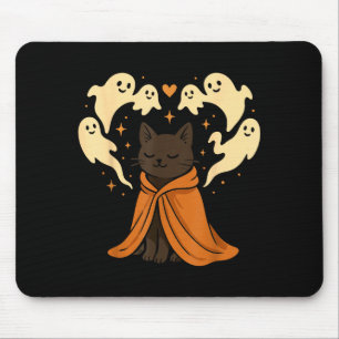 Katze Meme Soky Süß Schwarz Halloween Mousepad