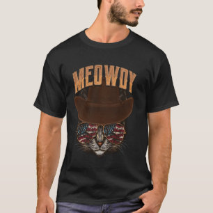 Katze Meme Texas Meowdy Western Cowboy Countrymusi T-Shirt