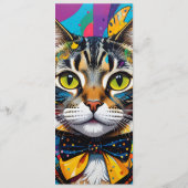 Katze Menükarte (Rückseite)