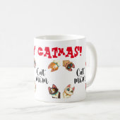 Katze Meowy Catmas Kaffeetasse (VorderseiteRechts)