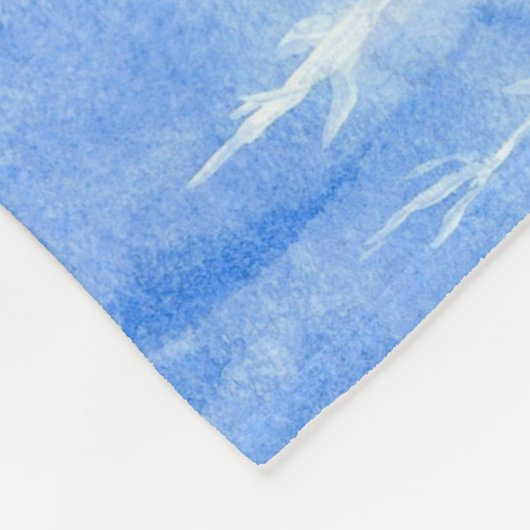 Katze Mermaid 31 Fleecedecke (Ecke)