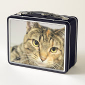 Katze Metall Brotdose (Rückseite)