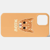 Katze Miaut Case-Mate iPhone Hülle (Rückseite (Horizontal))