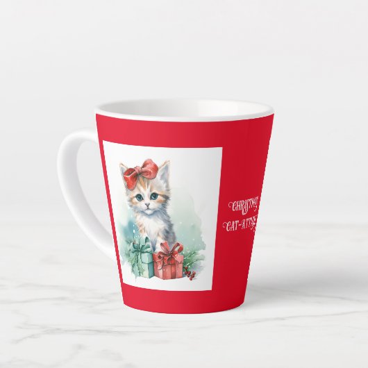 Katze Milchtasse (Linke Ecke)