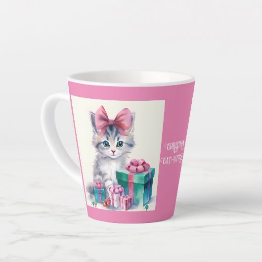 Katze Milchtasse (Linke Ecke)