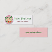 katze mini visitenkarte (Vorne/Hinten)