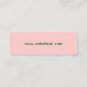 katze mini visitenkarte (Rückseite)