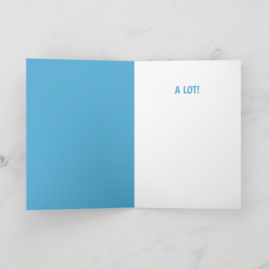 Katze Miss You eine Menge Karte (Innenseite)