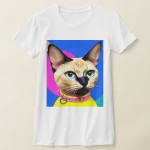 Katze mit auffallenden Augen T-Shirt