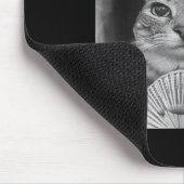 Katze mit Bewegungs-Meme beringen Mousepad (Ecke)