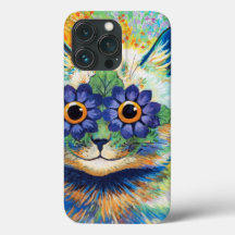 Katze mit Blume Augen | Louis Wain |