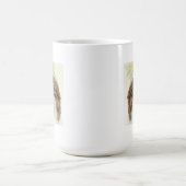Katze mit Blumen-Hut Kaffeetasse (Mittel)