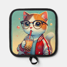 KATZE MIT BOBA TOPFLAPPEN