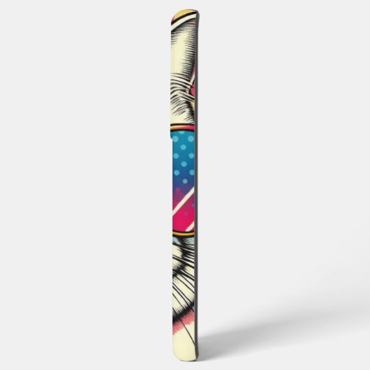 Katze mit Brille Samsung Galaxy Hülle (Rückseite (Horizontal))