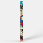 Katze mit Brille Samsung Galaxy Hülle (Rechte Seite)