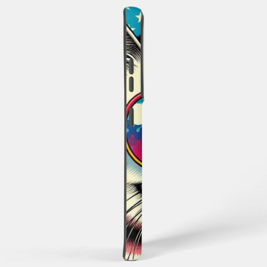 Katze mit Brille Samsung Galaxy Hülle (Rechte Seite)