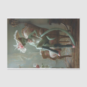 Katze mit dem Namen Adaline Seidenpapier