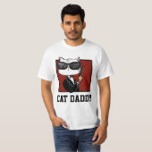 KATZE MIT DEN T - Shirt VON MÄNNERN (Vorne ganz)