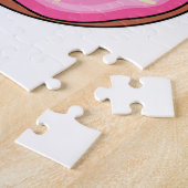 Katze mit Donut Puzzle (Seite)